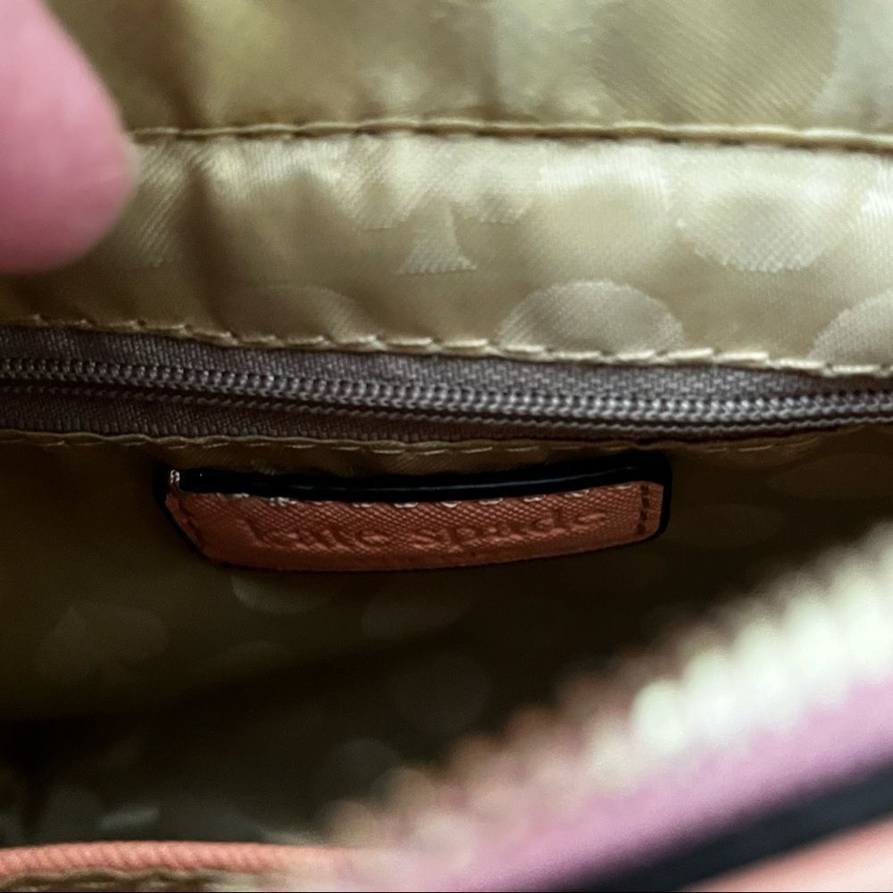 Kate Spade New York Staci Small Flap Crossbody Chalk Pink Leather purse. - Picture 5 of 7